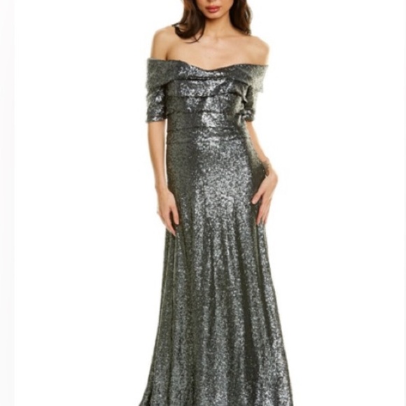 Rene Ruiz collection silver dress